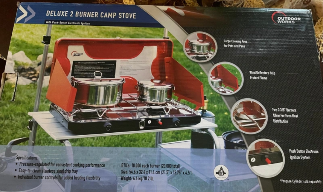Deluxe 2 Burner Camp Stove thumbnail