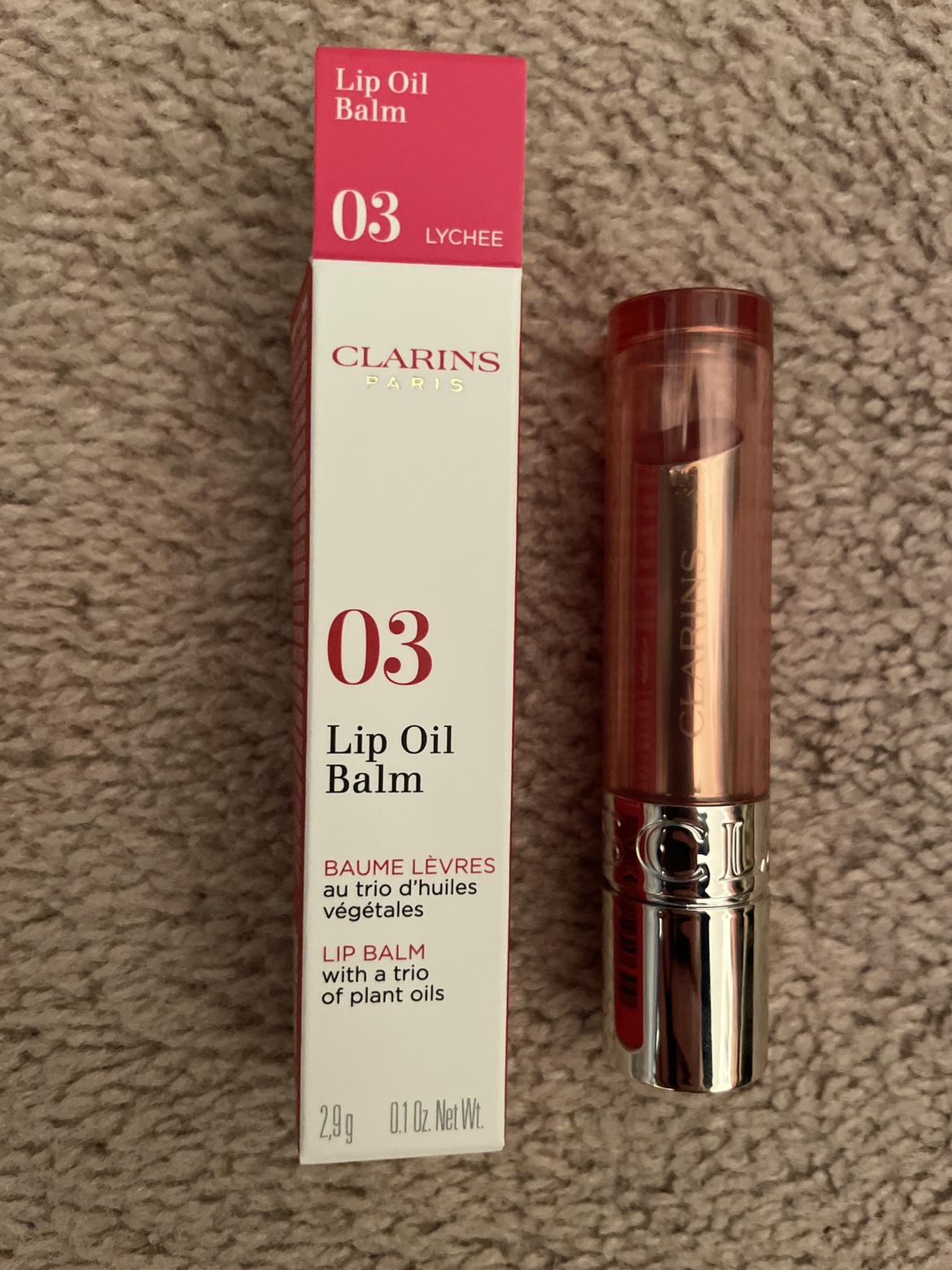 Clarins Lip Oil Balm 03 Lychee thumbnail