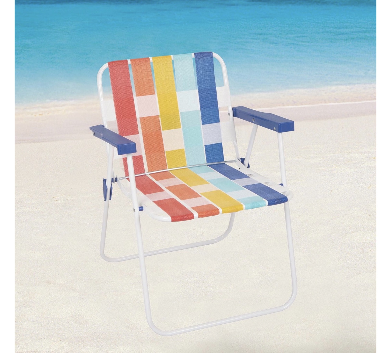 Mainstays Low Profile Beach Chair, 2 Pack