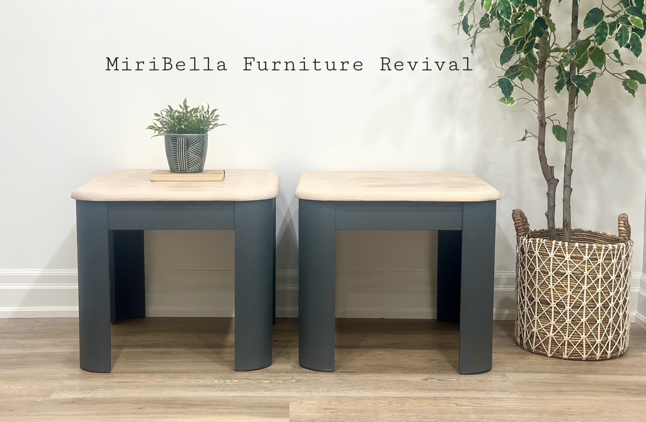 Refinished Vintage End/Side Tables