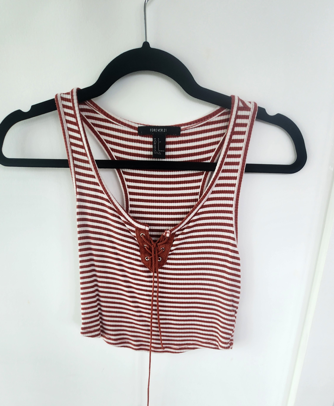 Forever 21 Striped Tank Top thumbnail