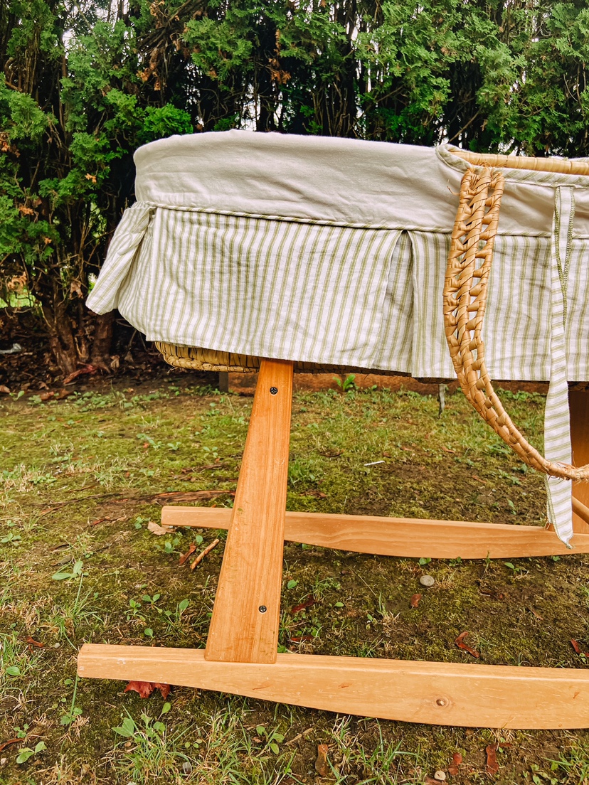 Moses Bassinet / Whicker Baby Bassinet - photo 5