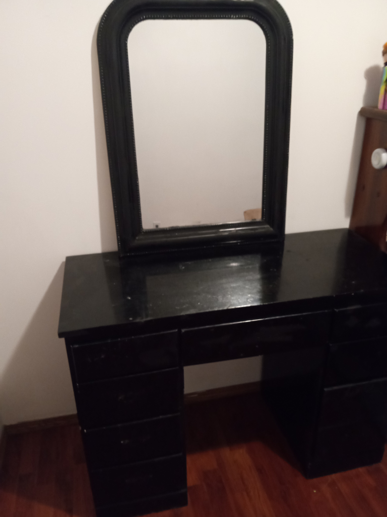black vanity