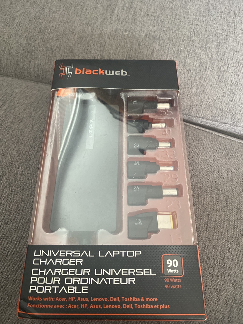 Blackweb Universal Laptop Charger