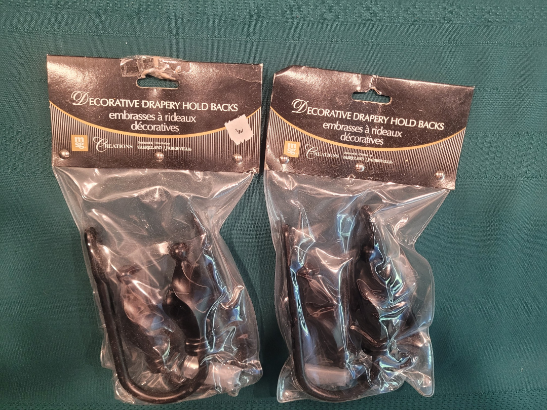 Decorative Drapery Hold Backs - 2 Pairs - photo 2
