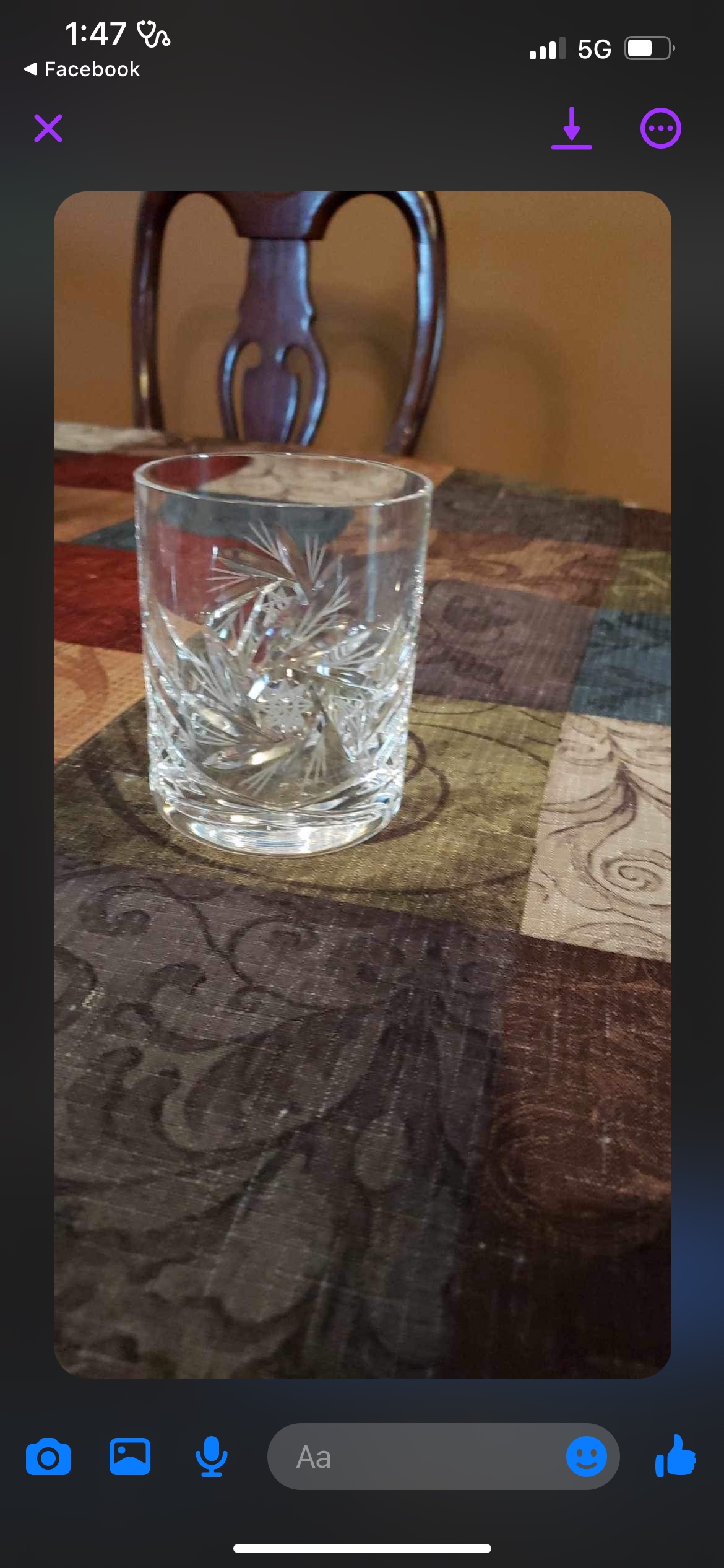 Wanted pinwheel crystal glasses thumbnail