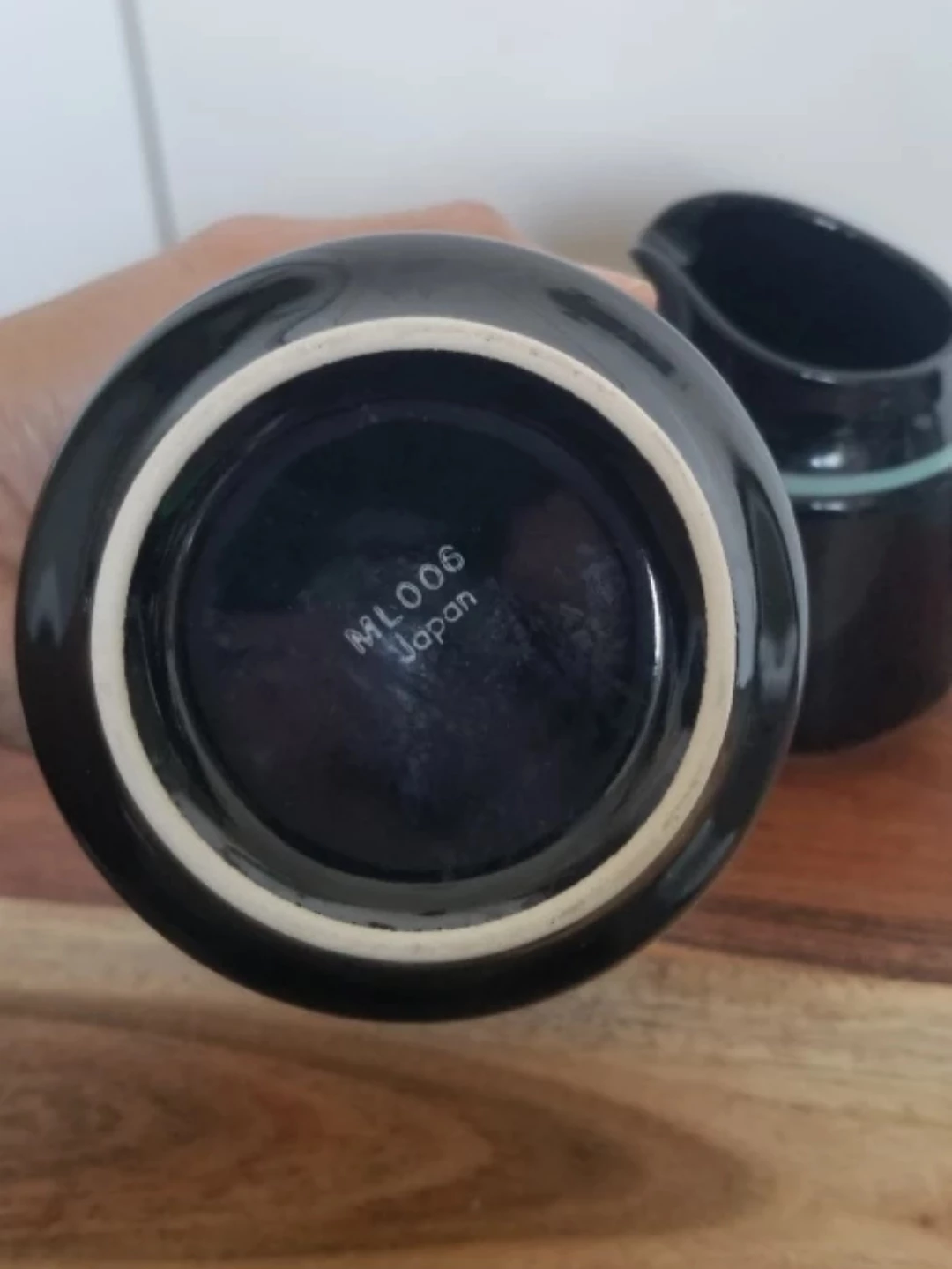 Black and Blue Sugar and Creamer Set image indicator(4)