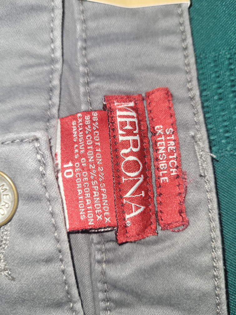 Merona Women's Size 10 Grey Capri Pants - photo 3
