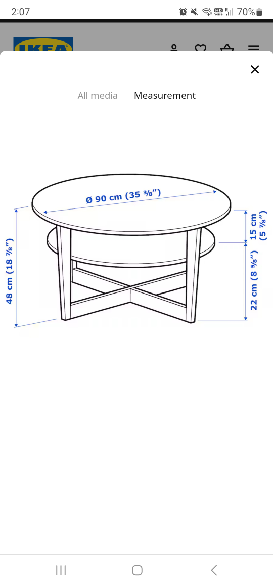 IKEA VEJMON Coffee Table - photo 2