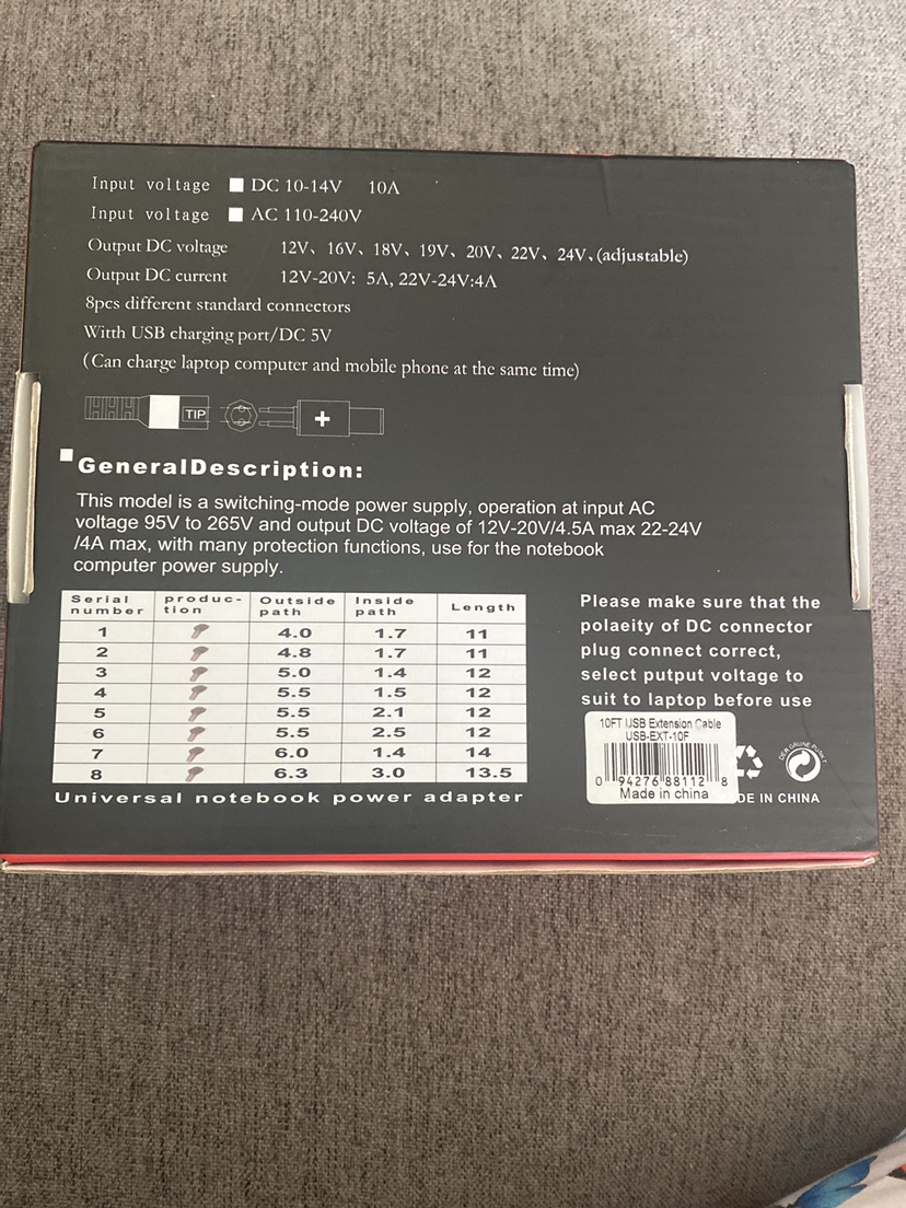 Universal Laptop Power Adapter - photo 3