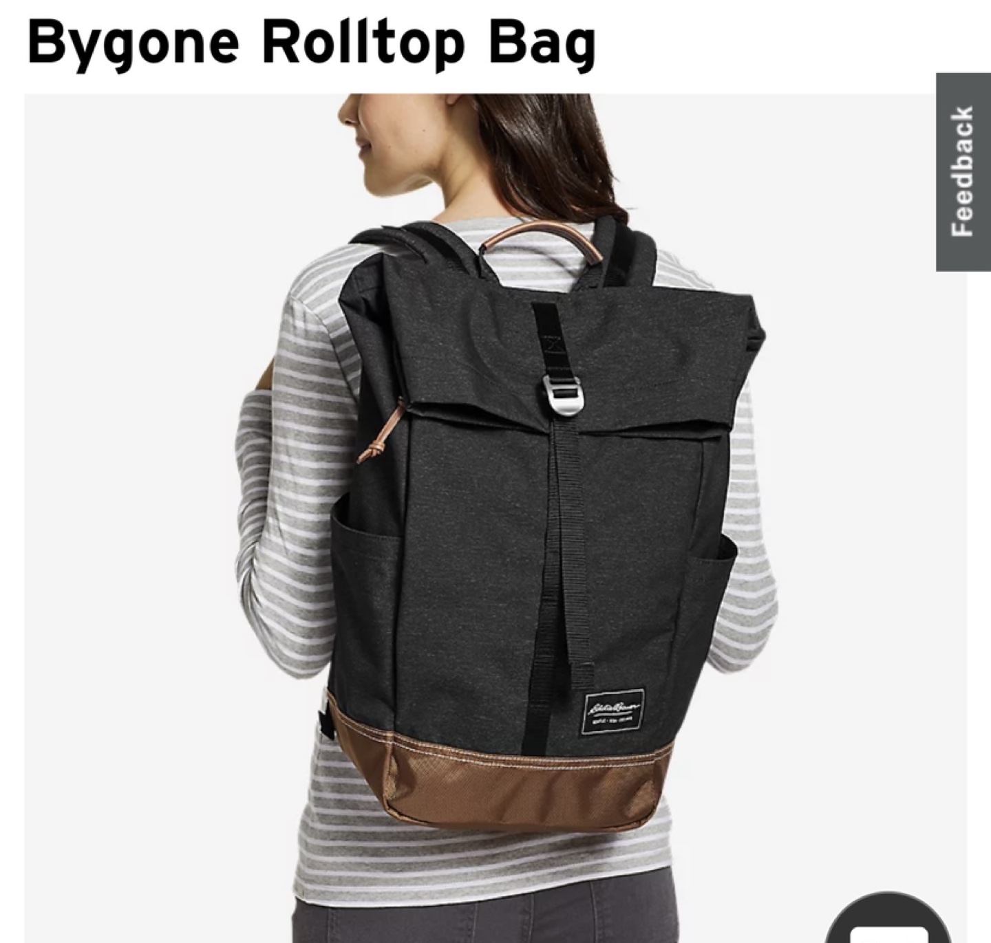 Eddie Bauer Bygone Rolltop Backpack - $35 ⬇️