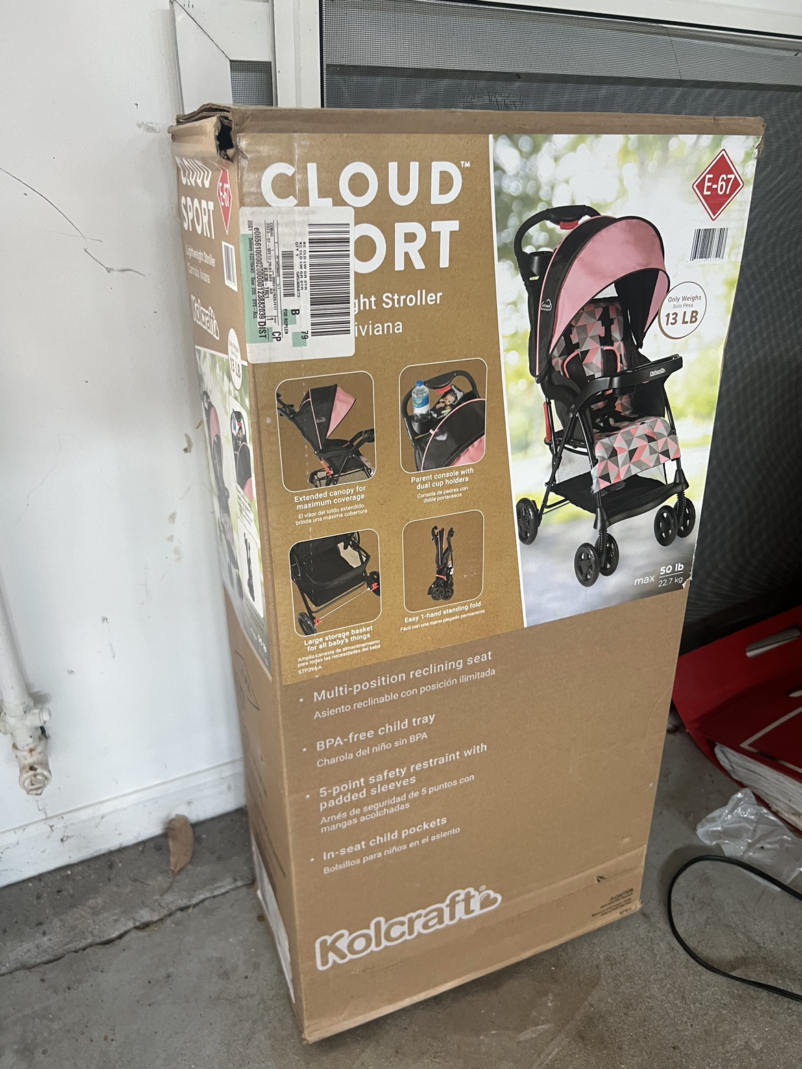 Cloud sport lightweight stroller - photo 4