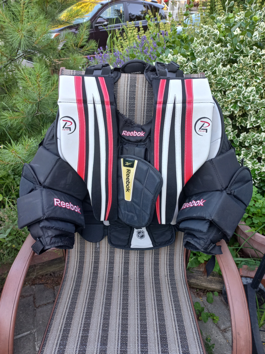 goalie  chest pads thumbnail