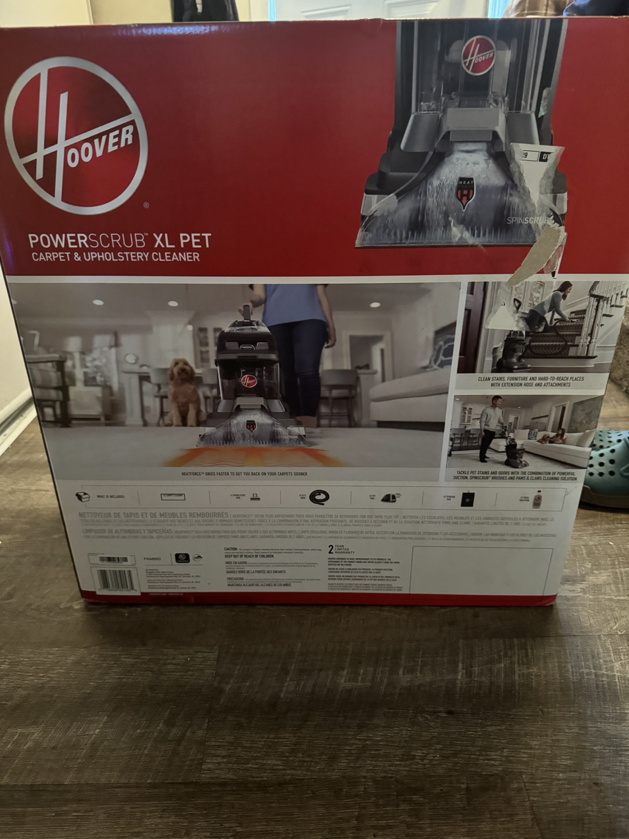 Hoover XL Pet Carpet and upholstery cleaner - photo 3