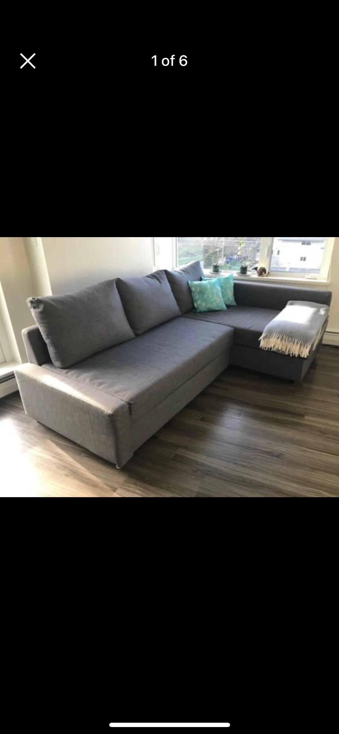 Ikea sectional pull out bed delivery for a fee - photo 2