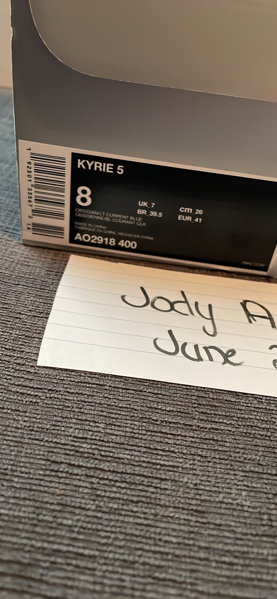 Nike Kyrie 5 "Ky-D" Size 8 Men's—— super great price!! image indicator(2)