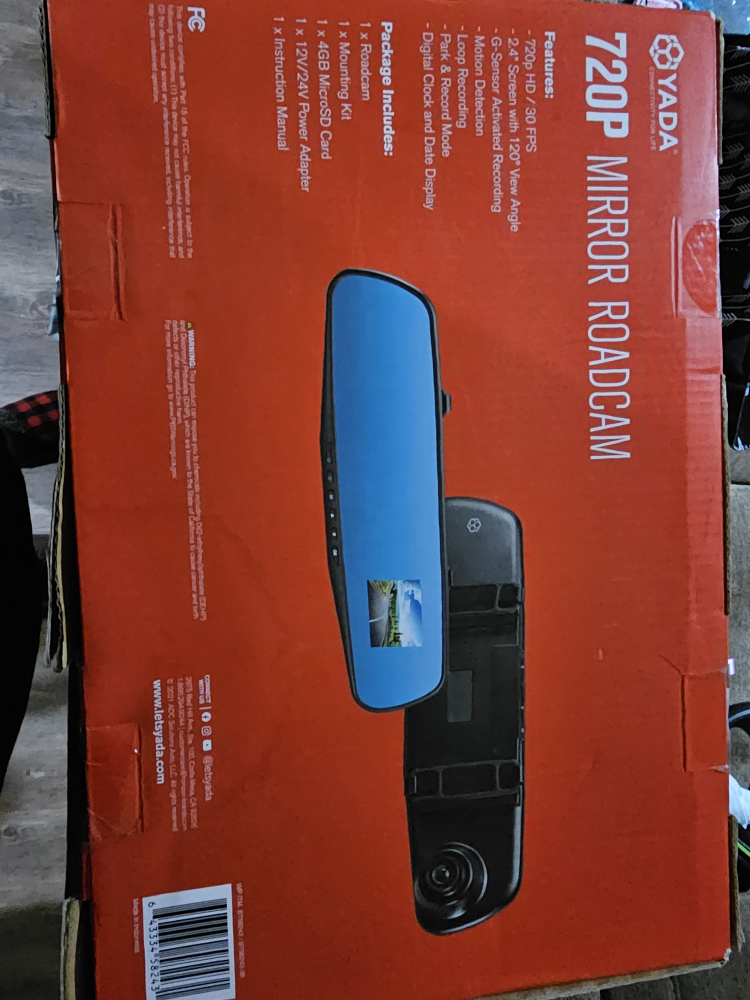 Yada 720p Mirror Roadcam - photo 2