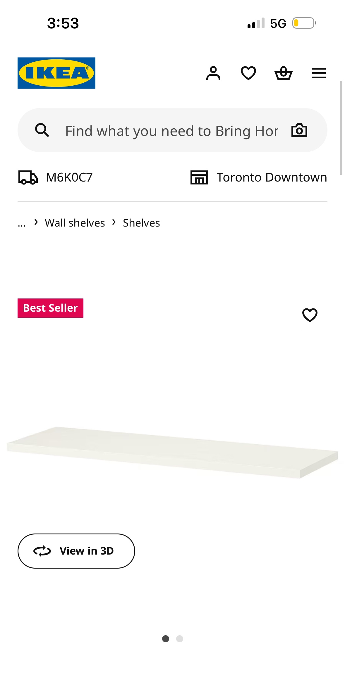 BURHULT Shelf from IKEA image indicator(4)