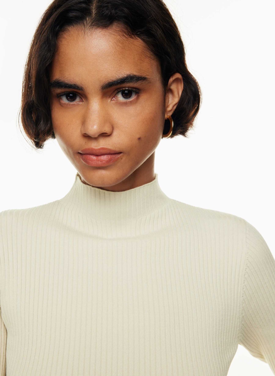 BABATON Cream Mock Neck Sweater - photo 3