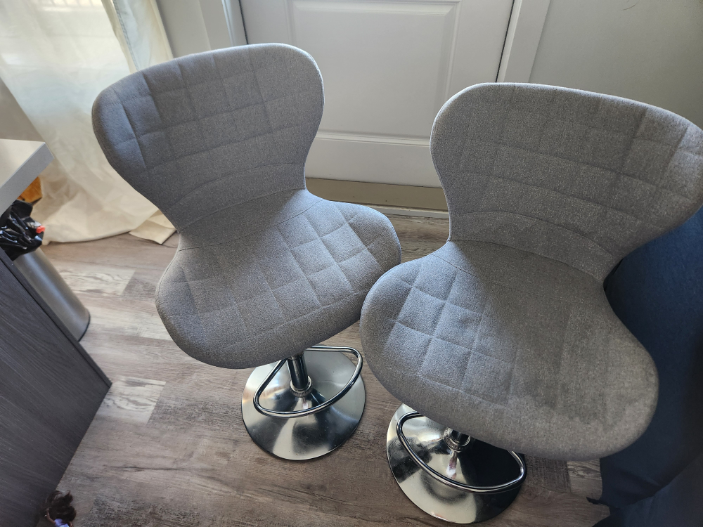 Grey Swivel Bar Stools - photo 4