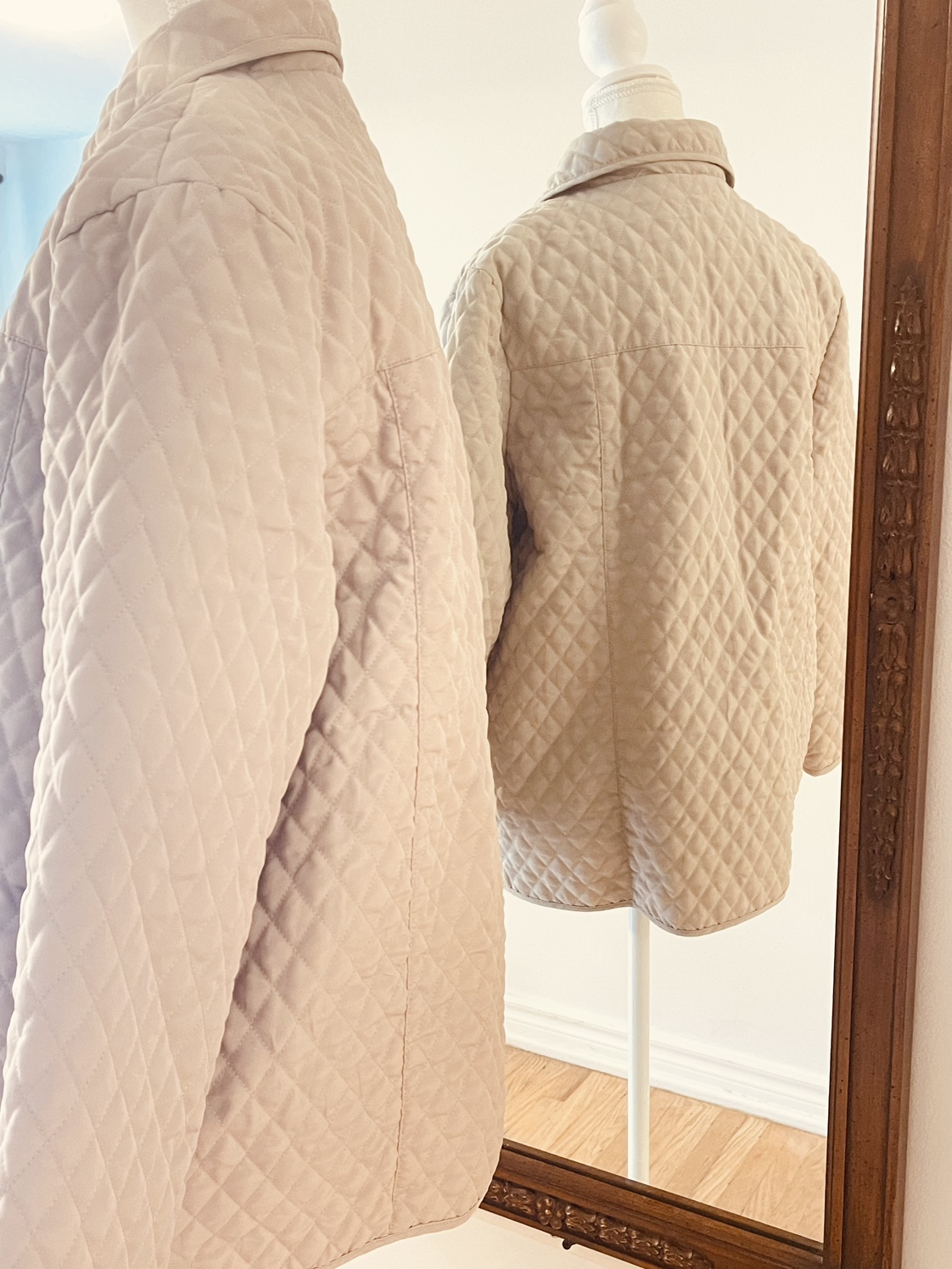 Beige Quilted Jacket image indicator(2)