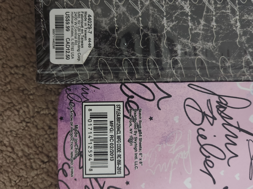 Justin Bieber Sketchbook and Notebook image indicator(2)