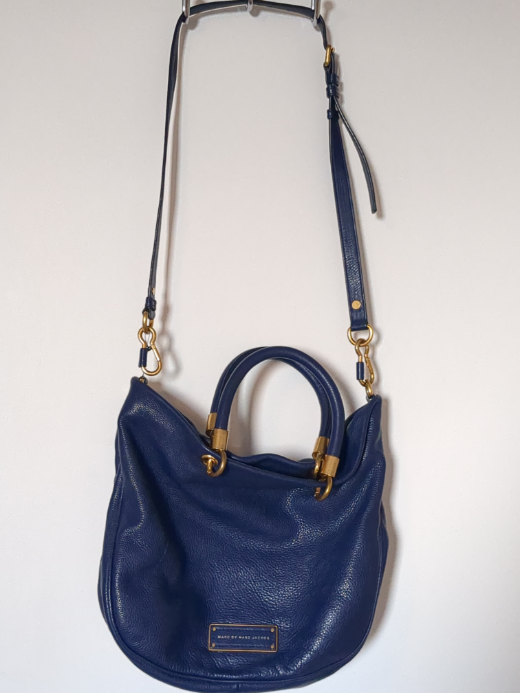 Marc by Marc Jacobs Navy Blue Leather Handbag - photo 2