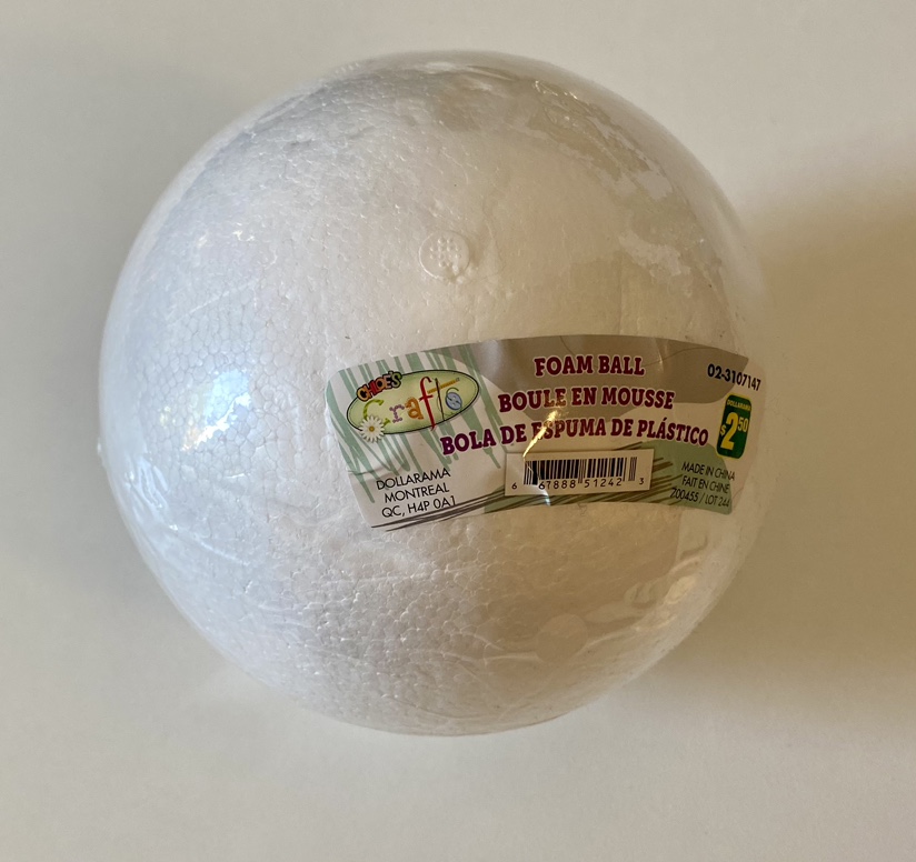 Styrofoam Craft Ball