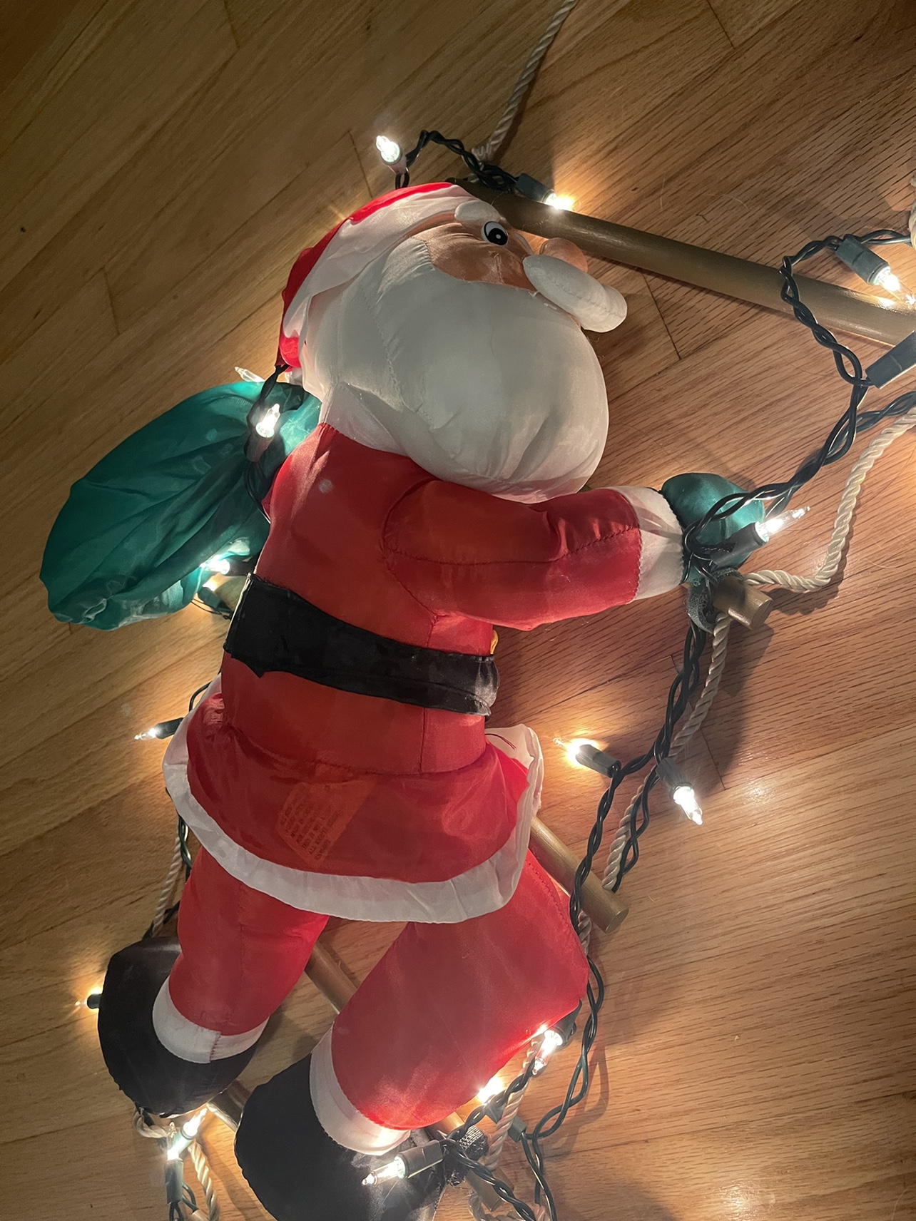 Climbing Santa and Friends Christmas light up  Decoration - photo 3