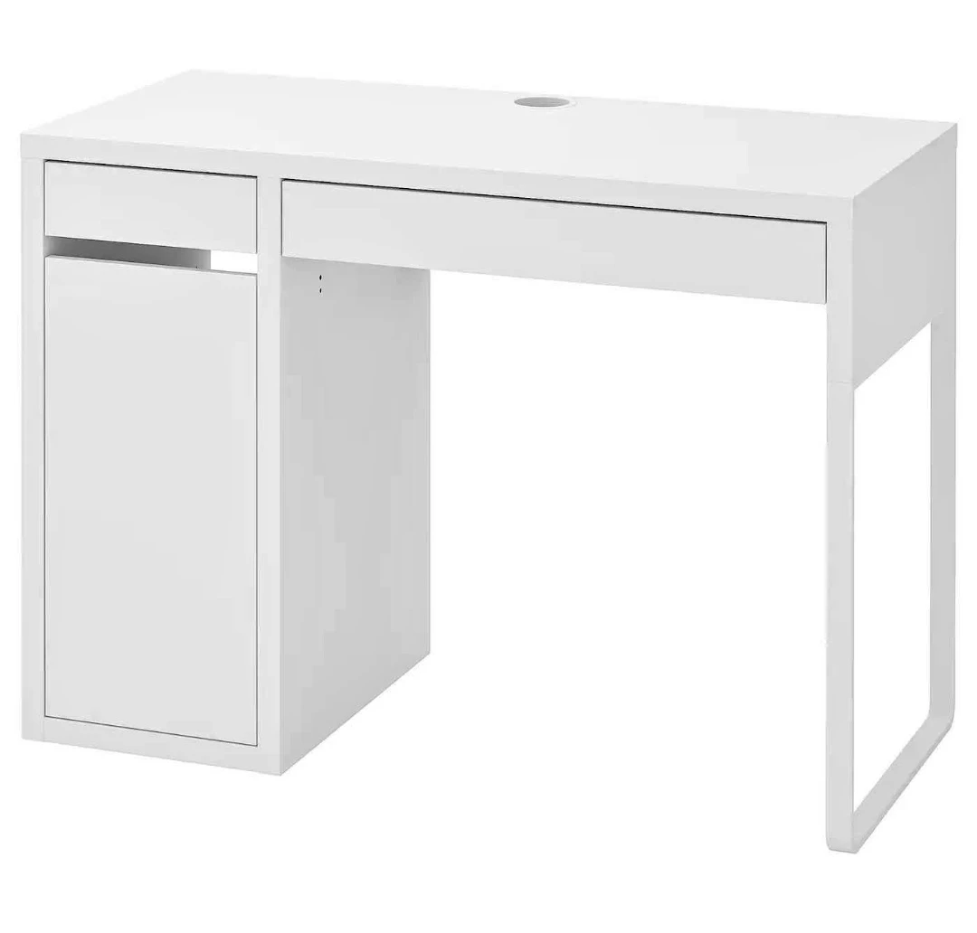 IKEA MICKE White Desk  with chair - photo 2