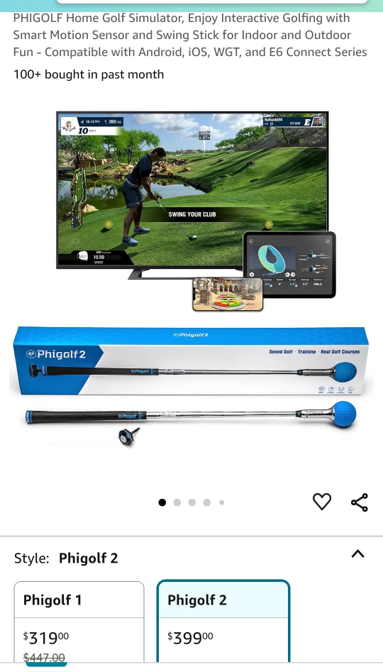 Phigolf 2 Home golf simulator (New) worth $399 - photo 2