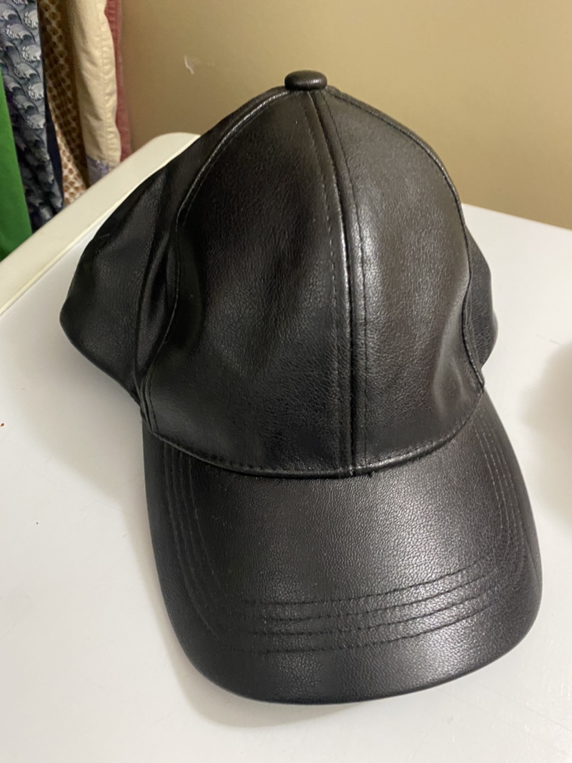 Pink Satin Baseball Cap and black cap - photo 4
