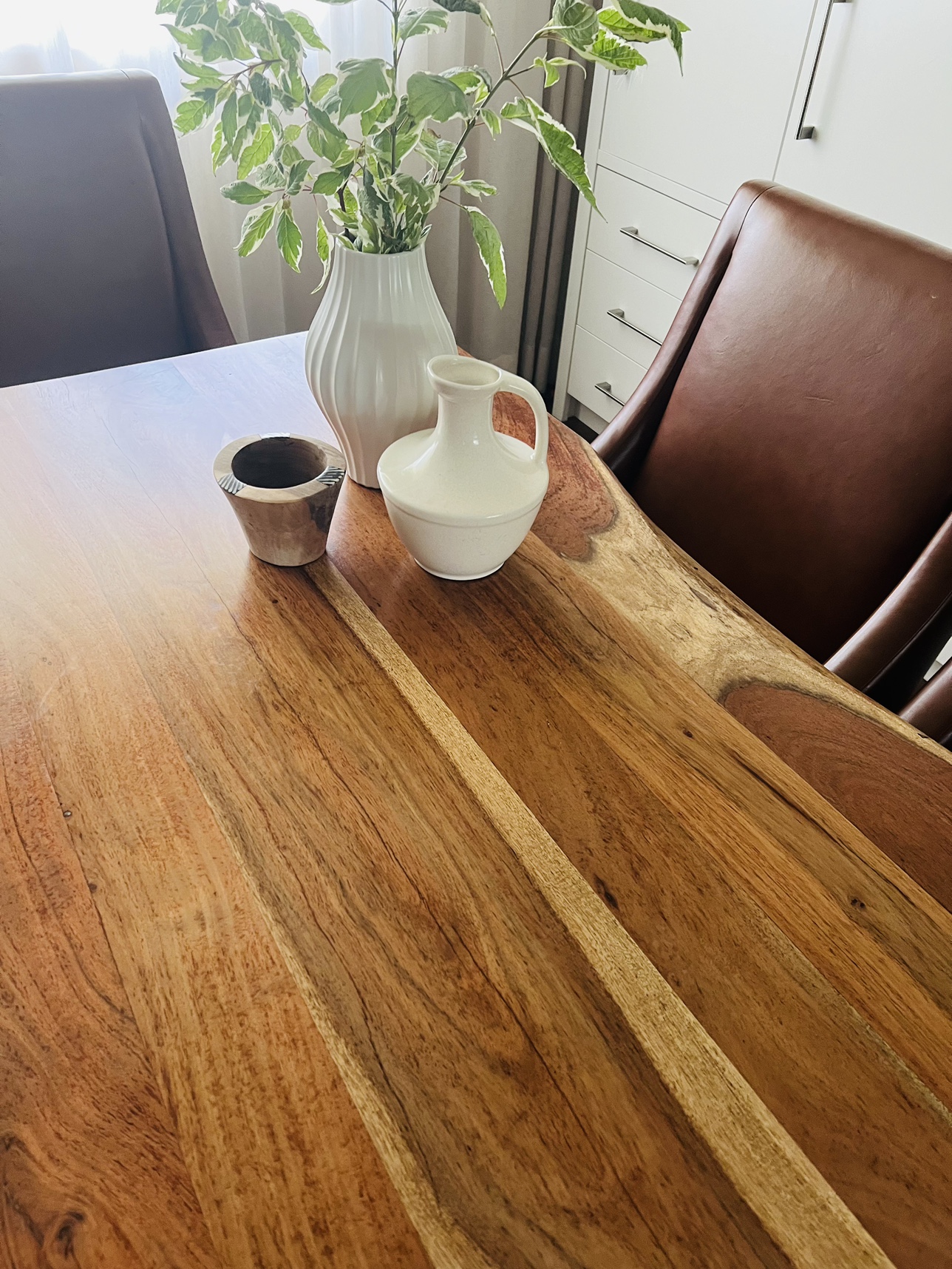 Live Edge Dining Table and Bench - photo 4