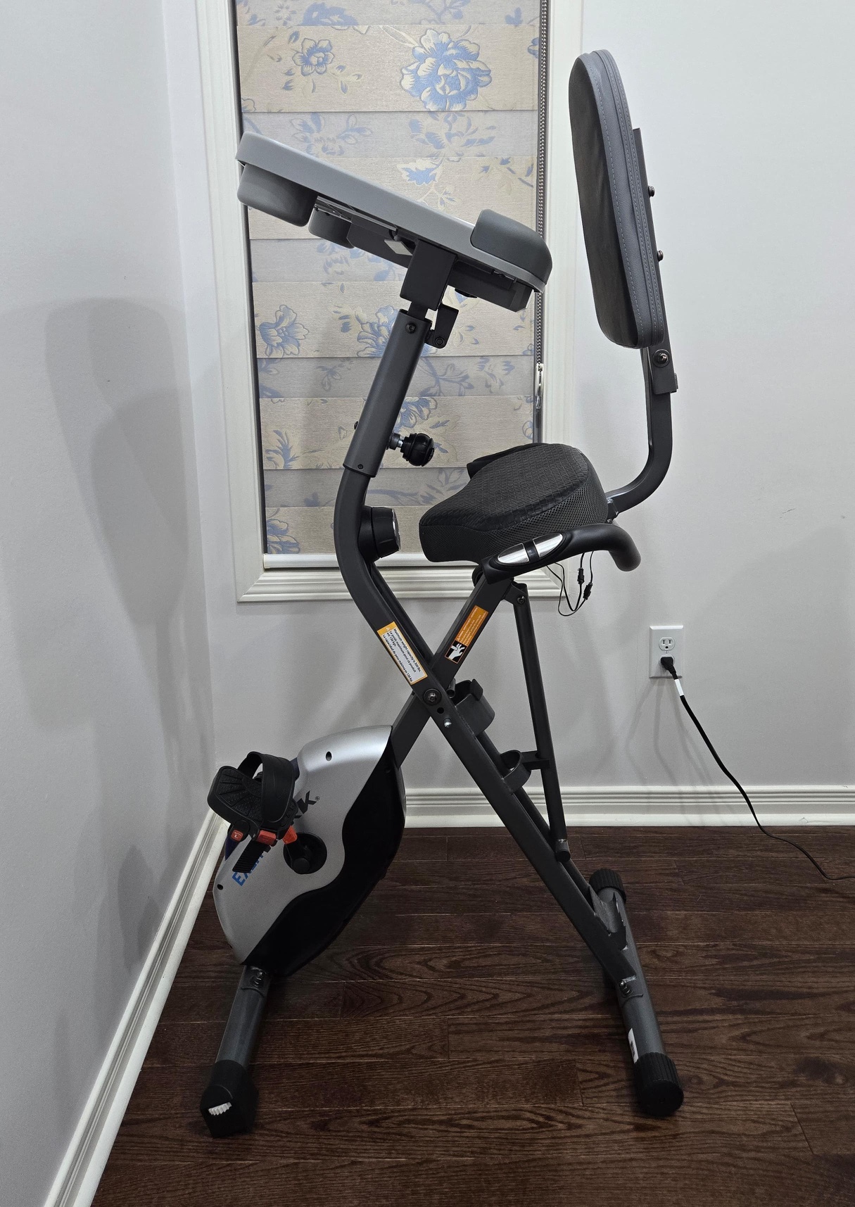 Exerpeutic WorkFit 1000 Desk Station Folding Exercise Bike