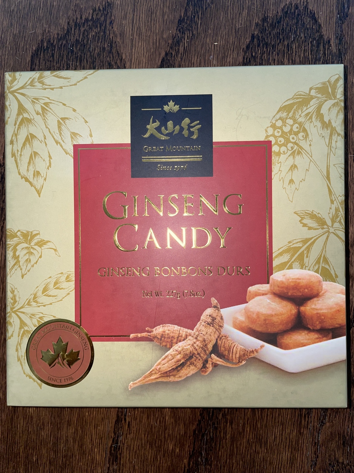 Great Mountain Ginseng Candy