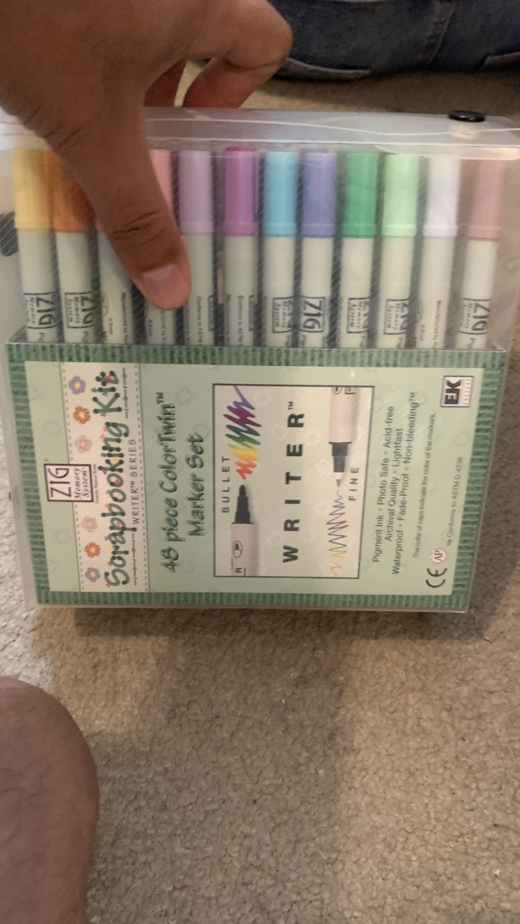Sorapbooking Kit 46 piece Colortwin Marker set thumbnail
