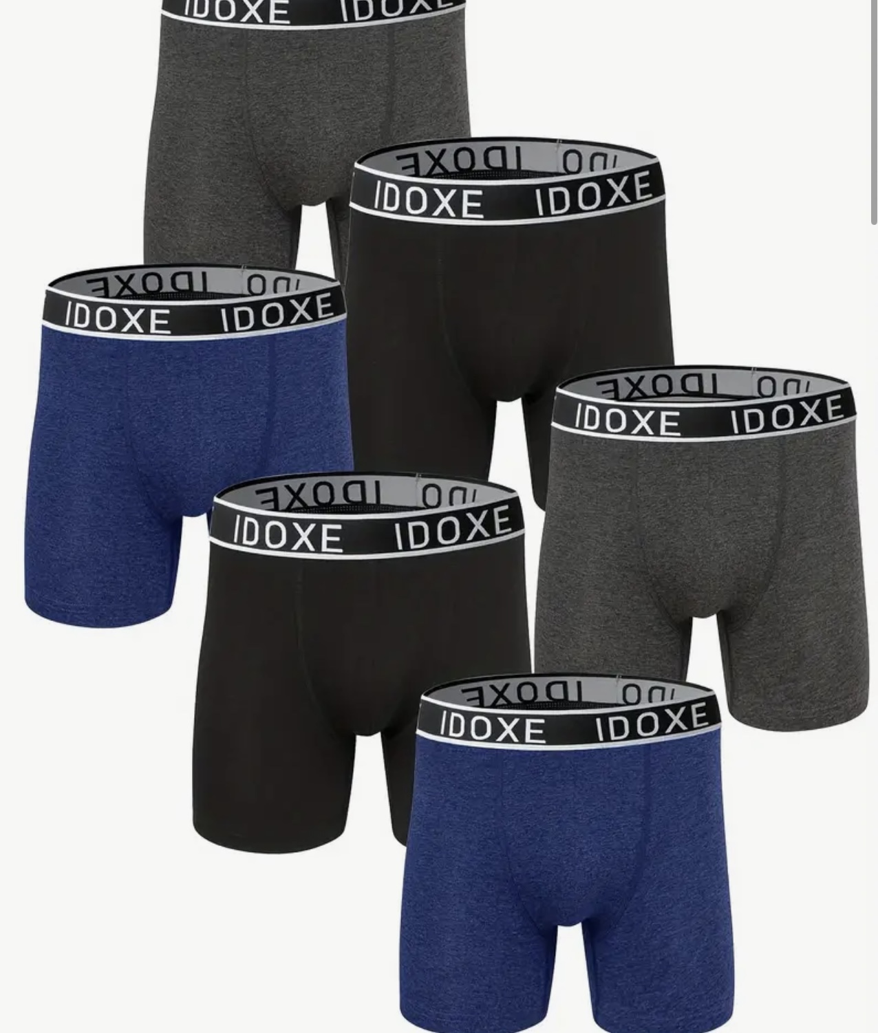 IDOXE Grey Boxer Briefs
