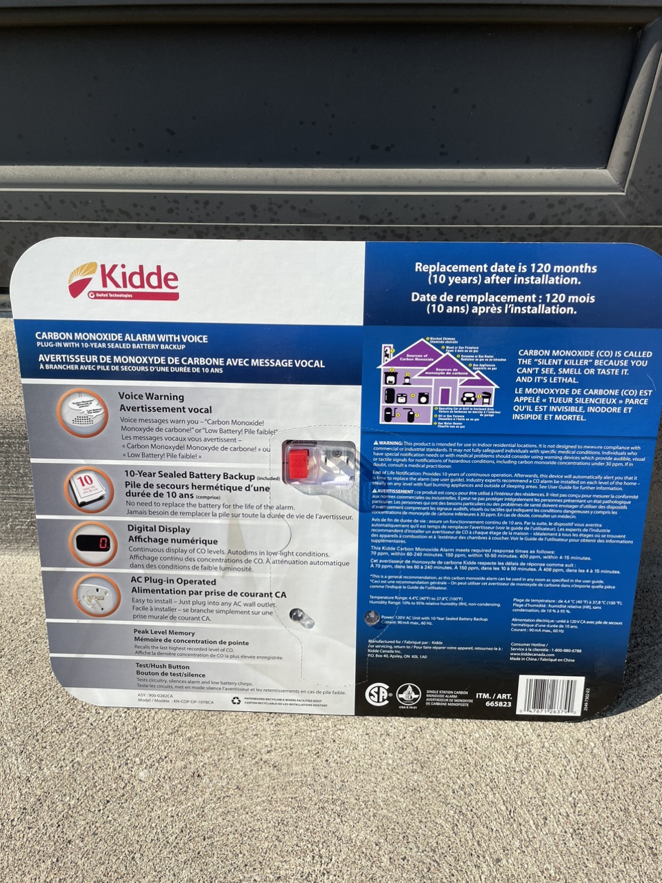 Kidde Carbon Monoxide Alarm with Voice Warning - photo 3