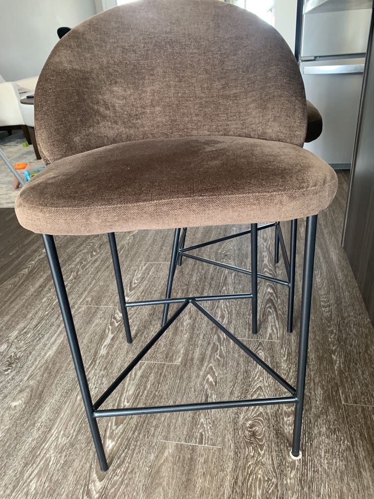 Pair of Brown Bar Stools - photo 3