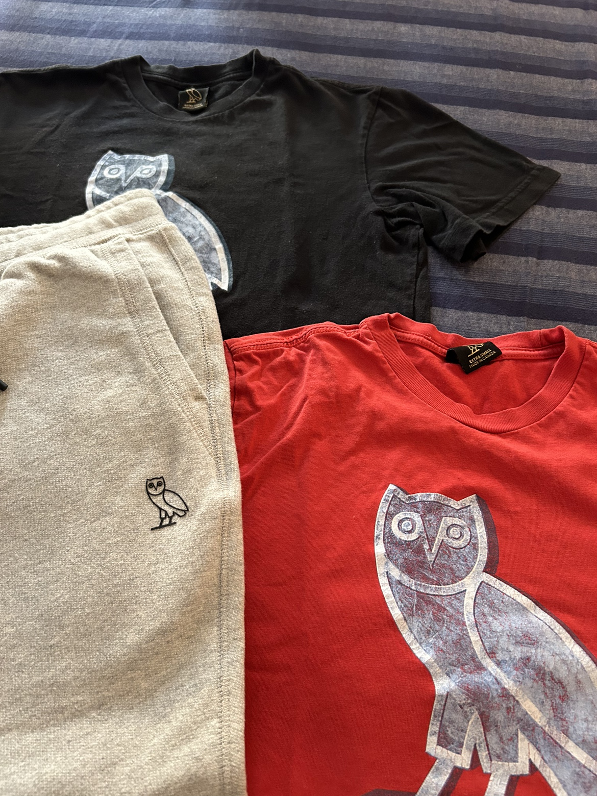 OVO T-shirts Used)and sweat pants(New) - photo 2