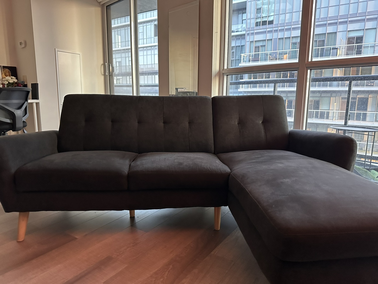 Dark Grey Sectional Sofa