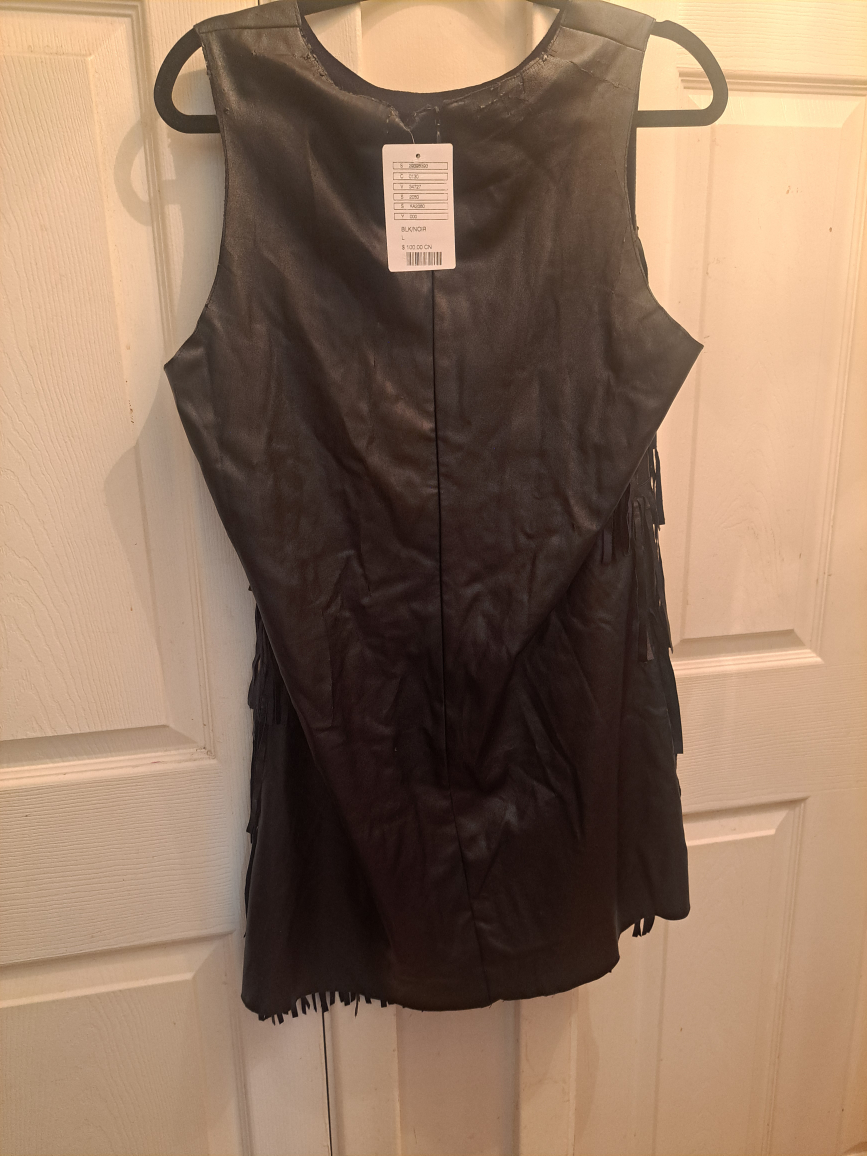 Faux Leather Dress - photo 2