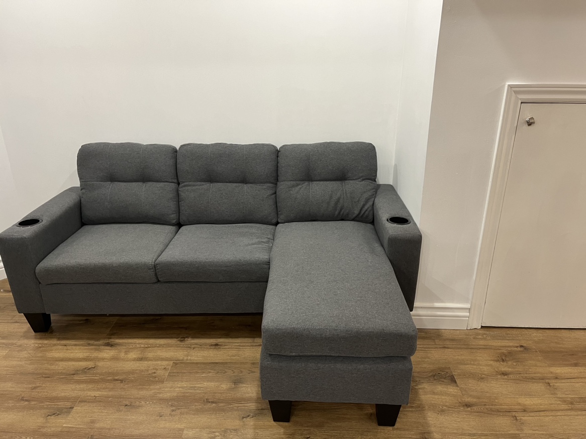 Cozy 3-Seater Sectional Sofa with Versatile Ottoman - photo 3