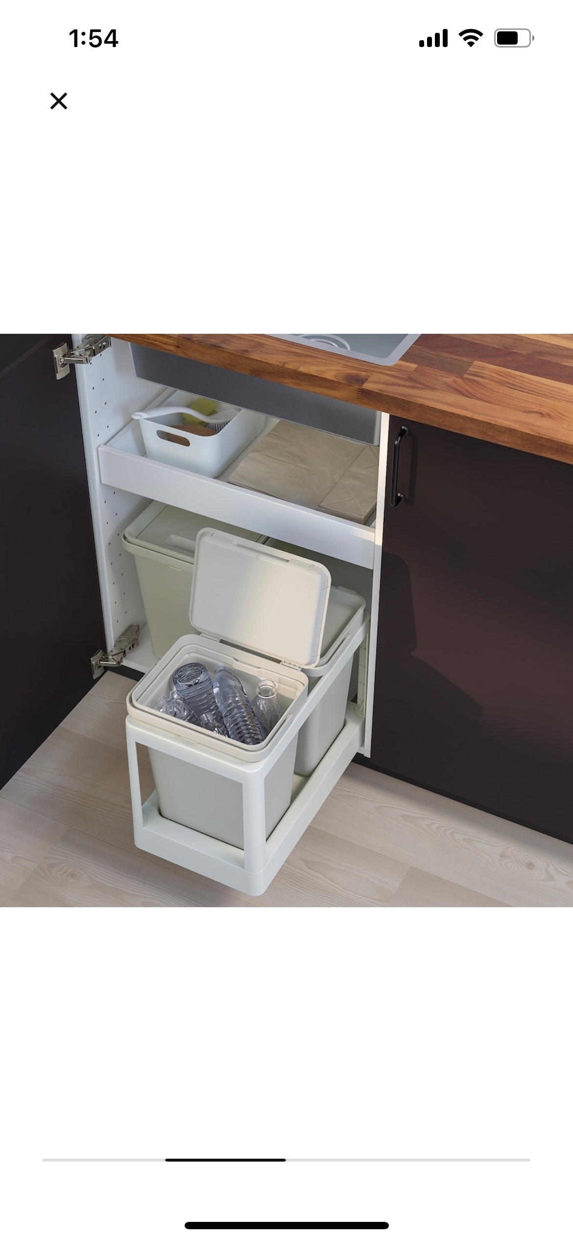 IKEA Hallbar trash can system - photo 4
