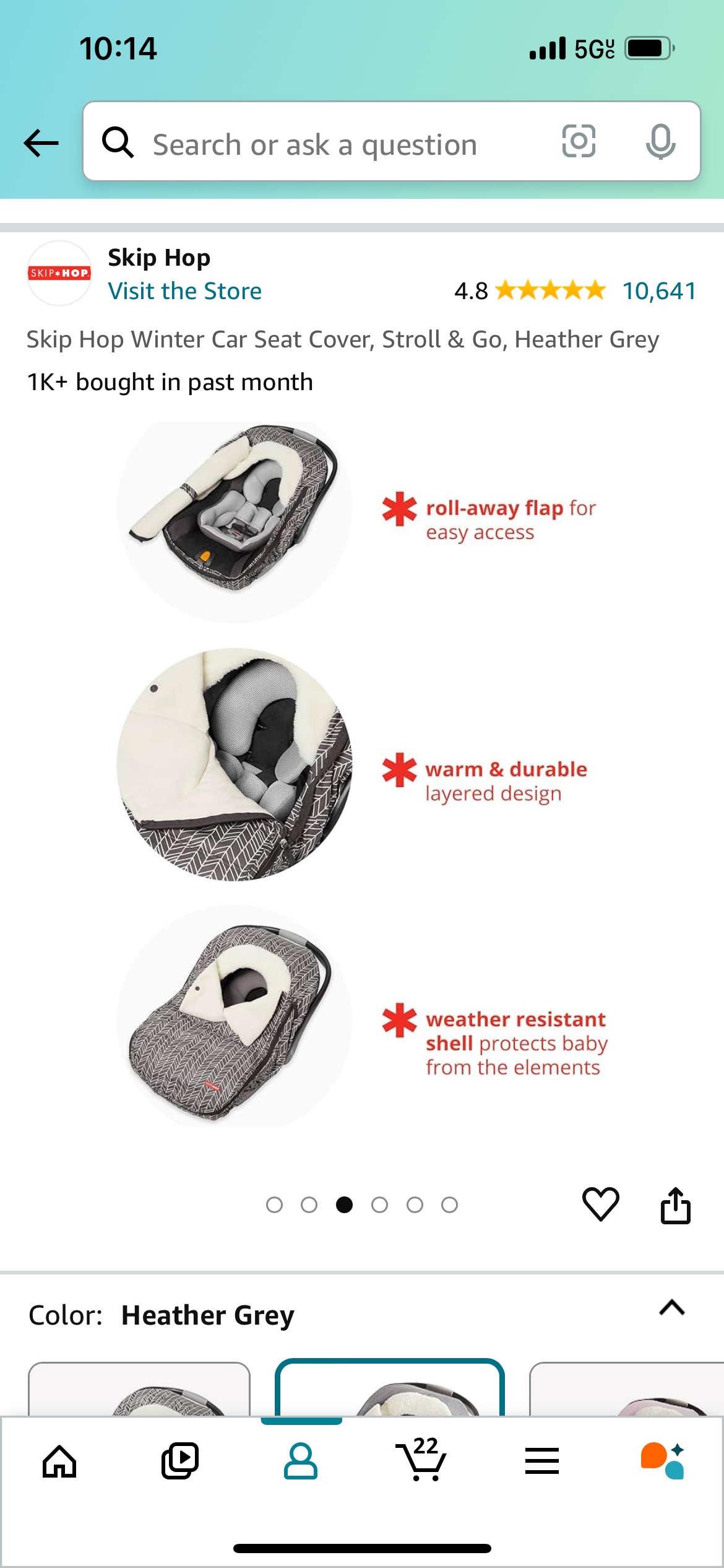 Doona stroller winter cover up - photo 3