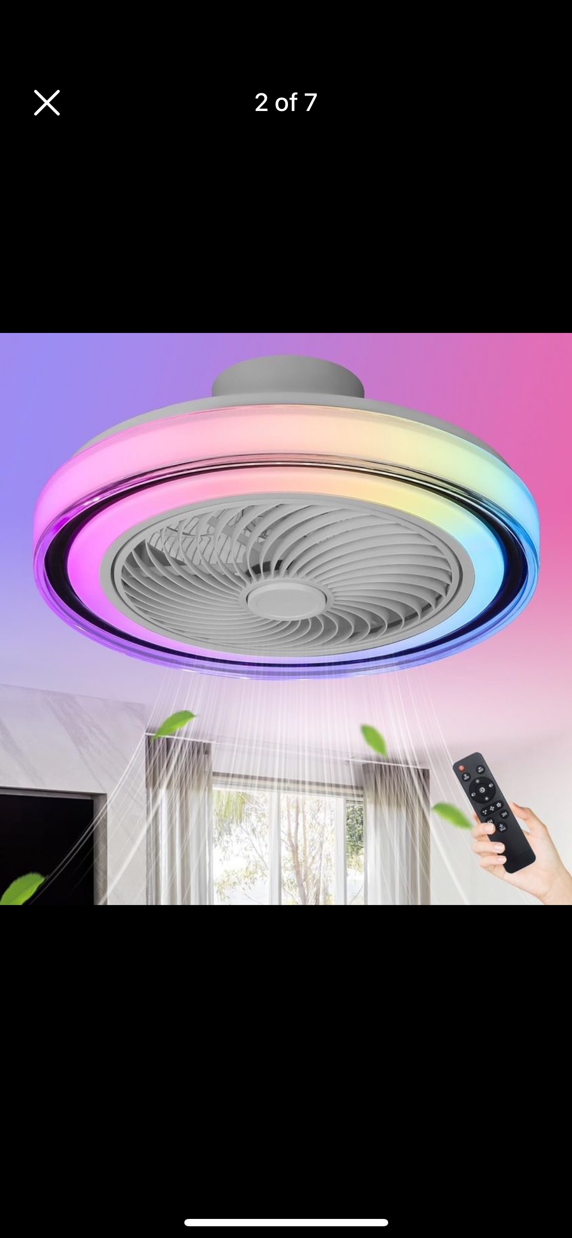 LED Ceiling Fan with Light - photo 5