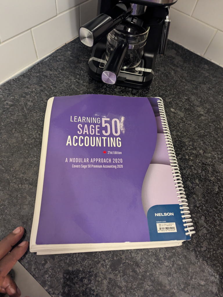 sage 50 accounting book