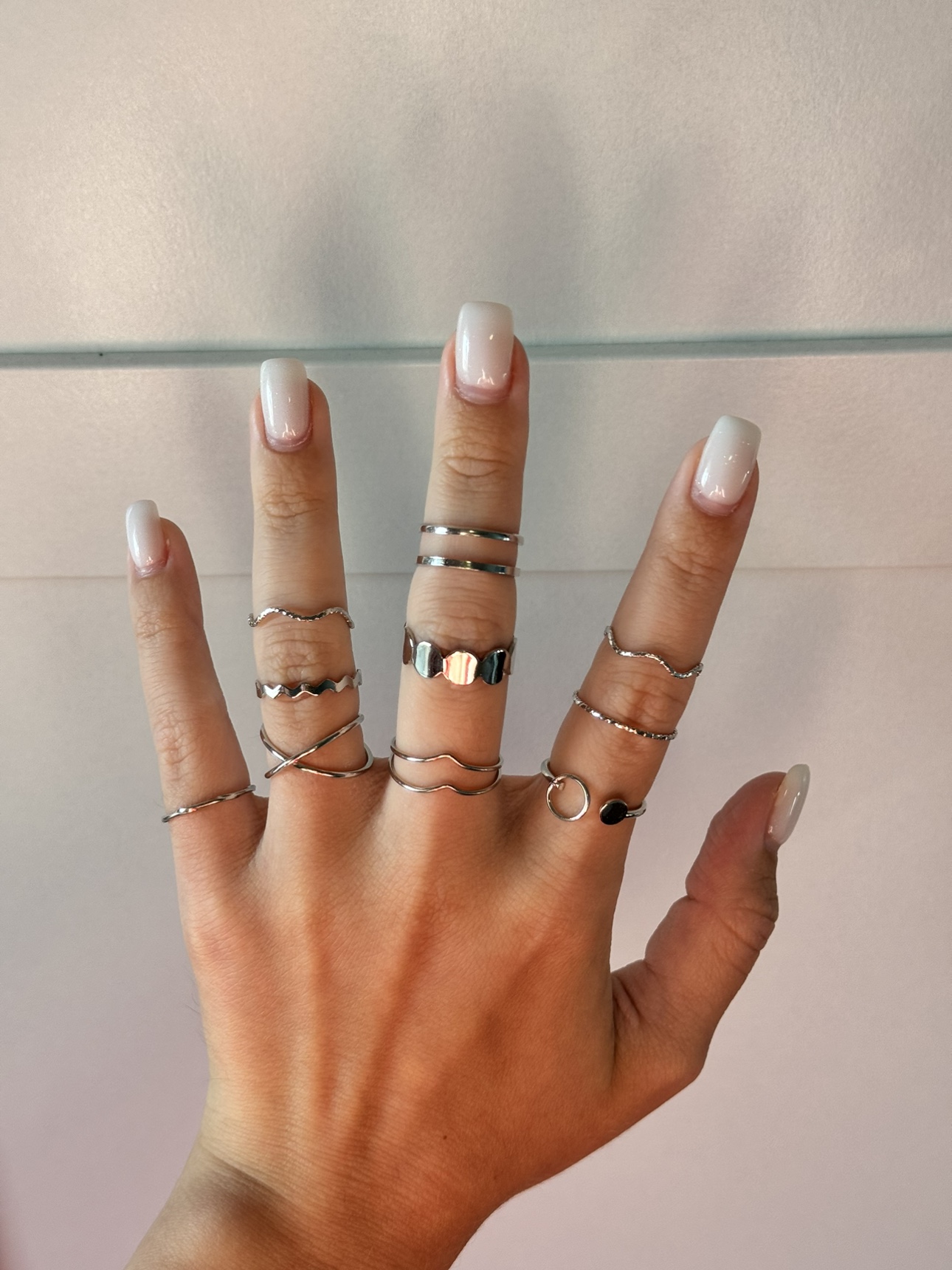 Silver Ring Set - photo 4