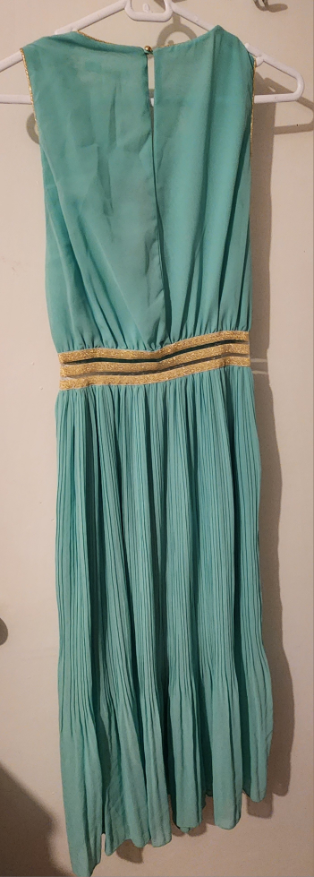 Teal Pleated Dress Size Small - photo 2