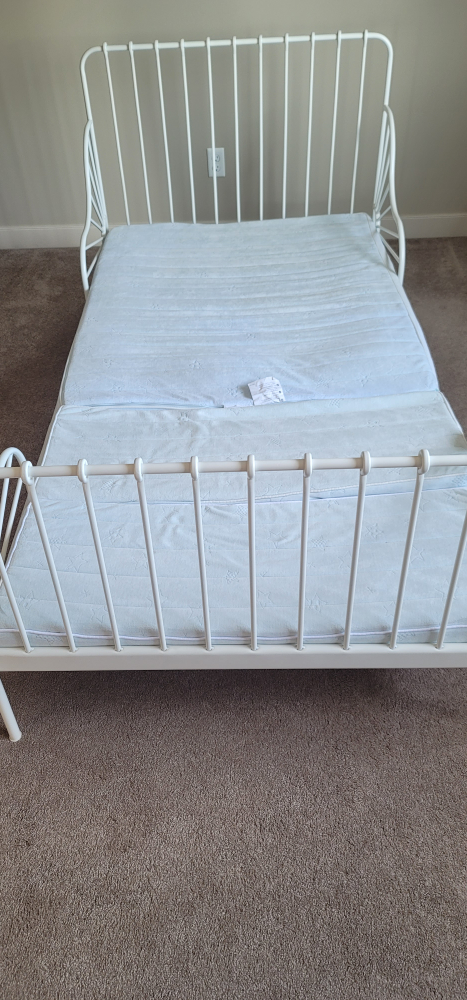 Ikea Minnen Bed frame with mattress image indicator(5)